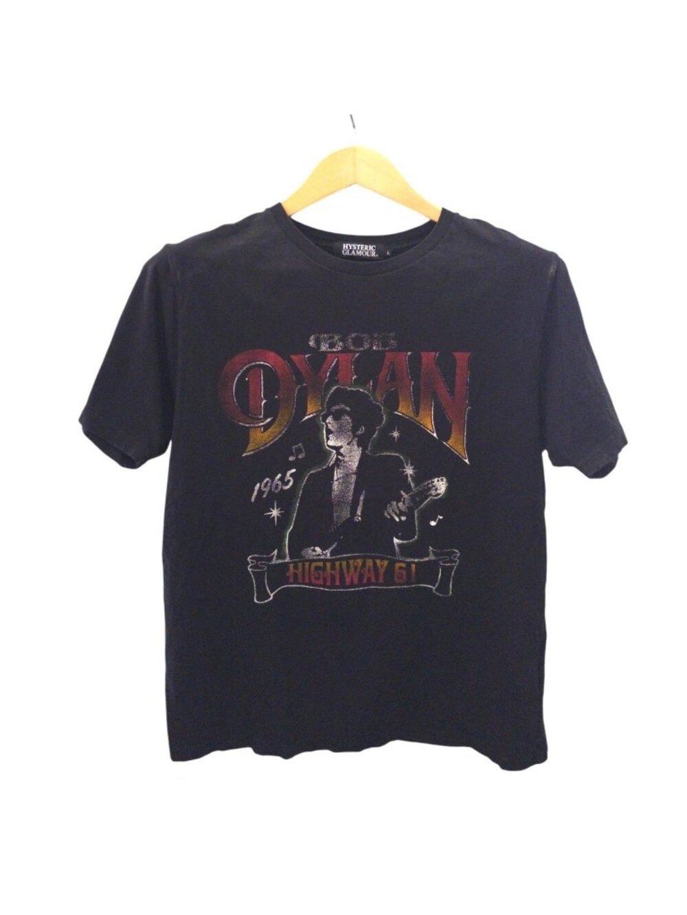 Hysteric Glamour Bob Dylan Highway 61 Graphic Tee Sz L Music Print T-Shirt 2009